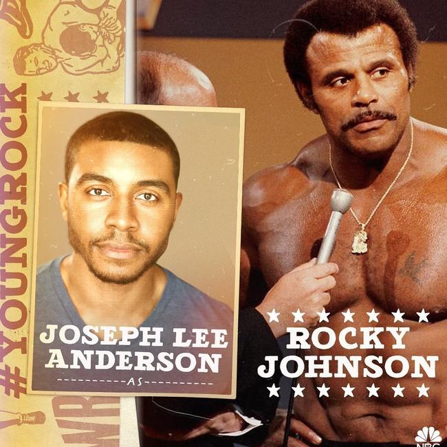 Joseph Lee Anderson will play Rocky Johnson, Dwayne Johnson's father in Young Rock. Picture: Instagram/ @therock