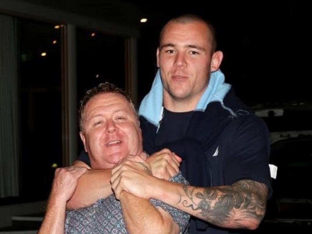 Doggie and David Klemmer spending some quality time together in NSW camp.