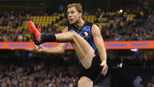 Harry McKay has been a great pick-up for the Blues. Picture: Michael Klein.