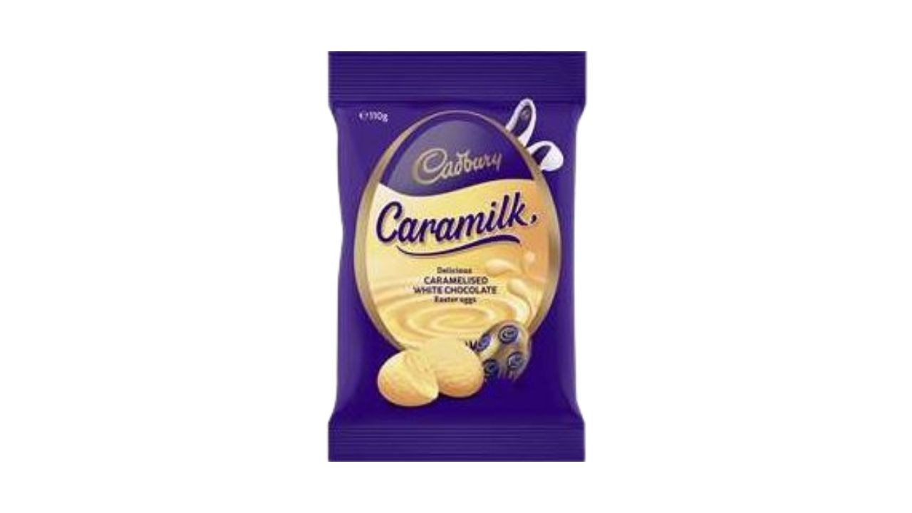 Cadbury Caramilk Mini Easter Eggs. Picture: Woolworths.