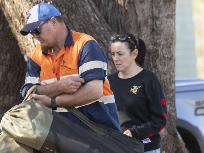 Natasha Ryan, now called Tash Black, with her husband Scott Black at home in central Queensland. Picture: Media Mode