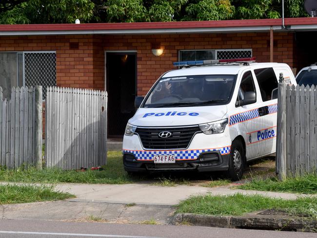 Death at home in Charles Street, Kirwan. Picture: Evan Morgan