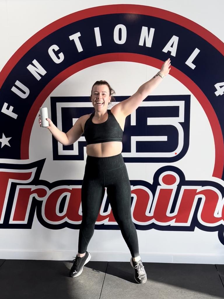 On board you can find a unique Aussie detail – an F45 studio. Picture: news.com.au