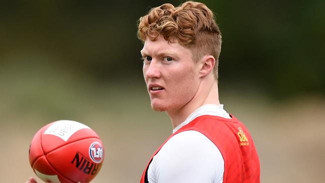 Rowell was back at training with the Suns last Monday. Picture: Matt Roberts/AFL Photos