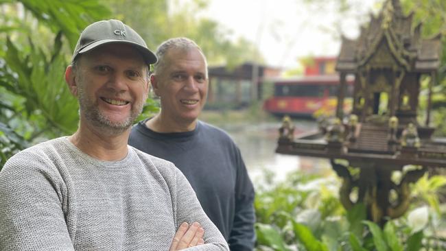 Acland and Blake Brierty at the Spirit House in Yandina.