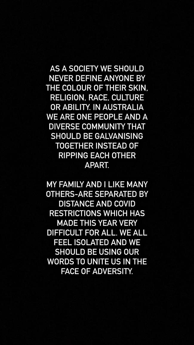 Anthony McDonald-Tipungwuti addressed the racism on his Instagram page.