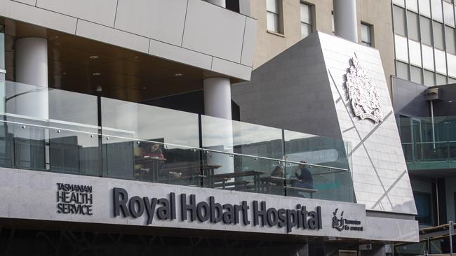 The Royal Hobart Hospital K-Block entrance.Picture: Linda Higginson