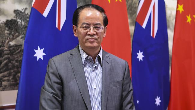 Chinese ambassador to Australia Cheng Jingye. Picture: AAP