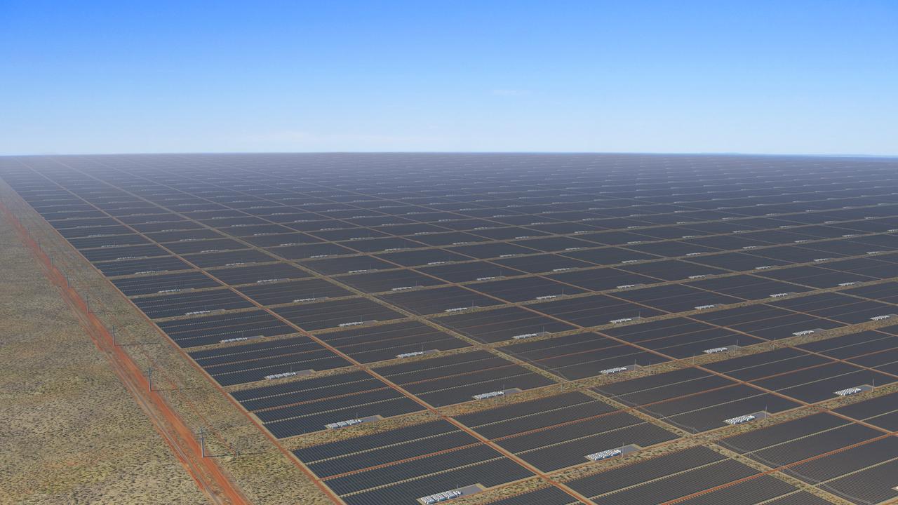 An image of SunCable’s proposed Barkly solar farm.