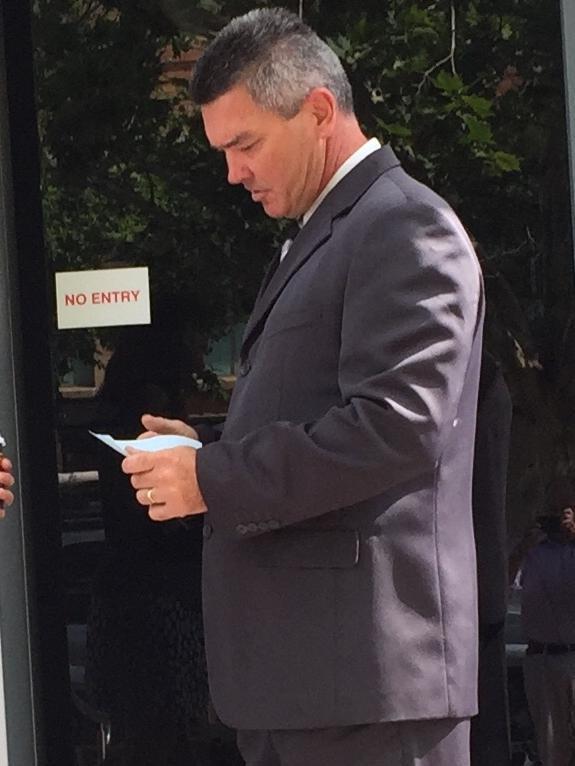 Craig Martin Ellis has been charged with tampering with evidence with intent to mislead to judicial tribunal. Picture: Richard Noone
