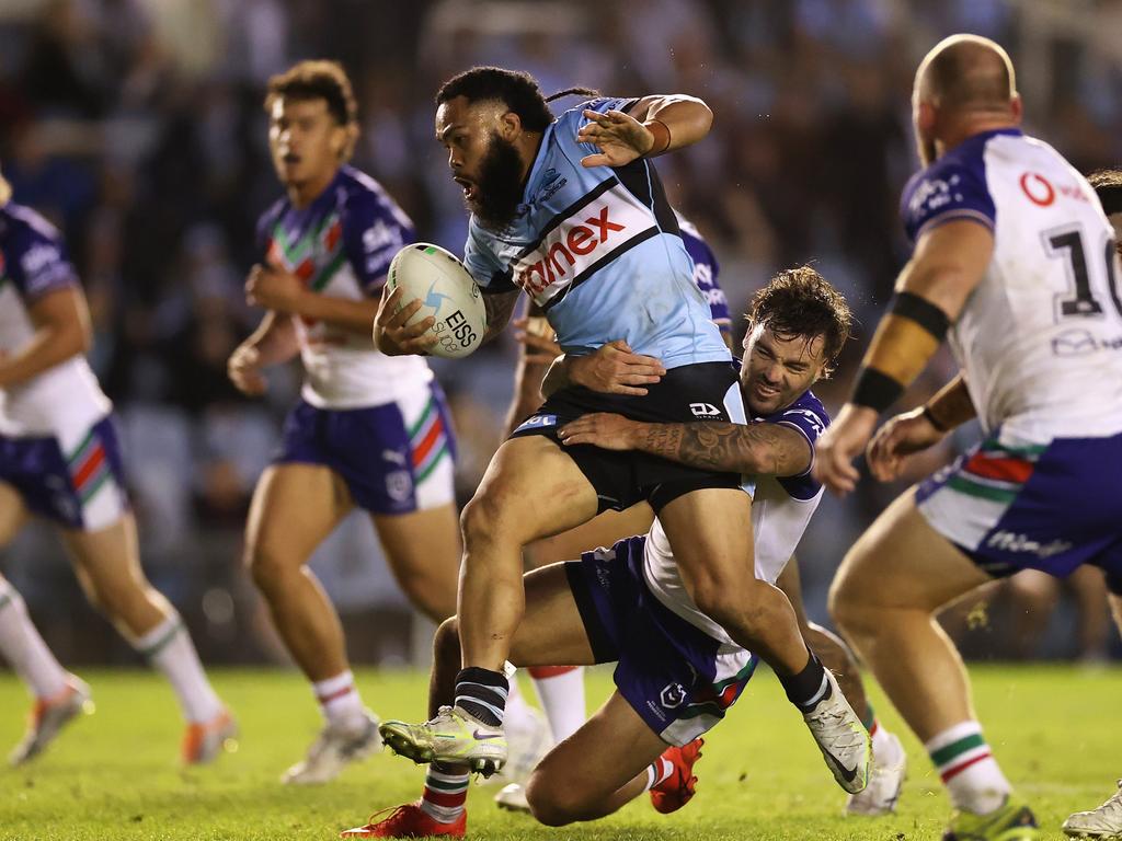 Siosifa Talakai of the Sharks can cover centre, scond row and play in the middle. Picture: Cameron Spencer/Getty Images