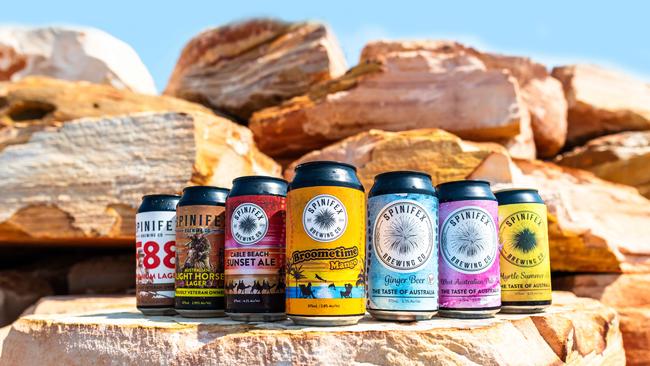 The beer range from West Australian craft beer company Spinifex Brewing.