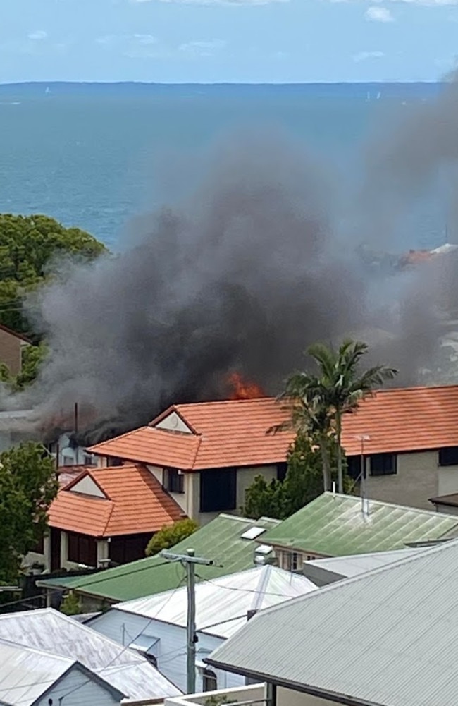 House fire on Florence St, Wynnum.