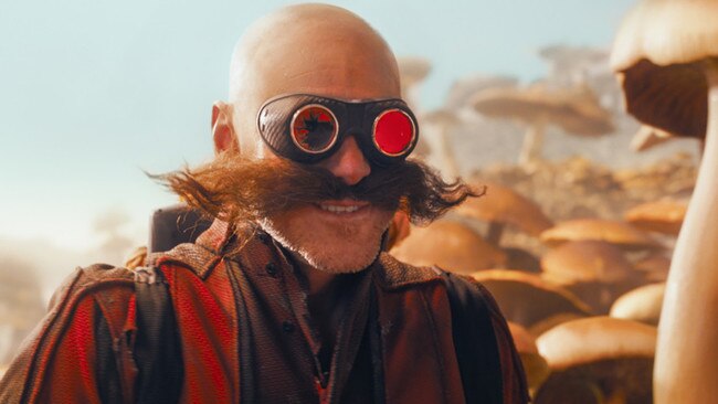 Jim Carrey in Sonic the Hedgehog.