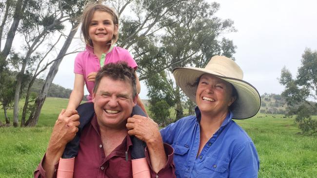 Bill and Joy Wearn, with daughter Poppy, run Mulgoa Pastoral at Holbrook, and have supplied about 500 cattle to Provenir over the past two years.