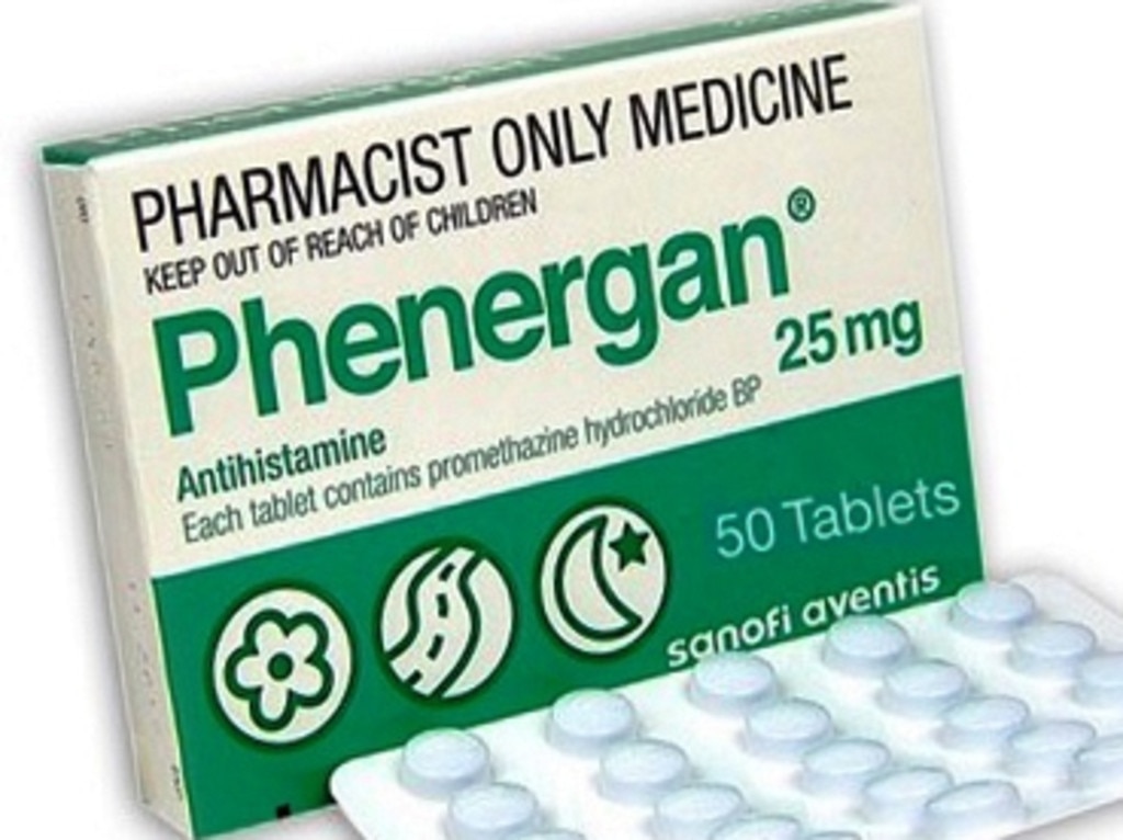 can you take phenergan with antihistamine