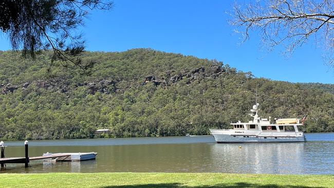 The incident occured in the tourist town of Wisemans Ferry — situated on the Hawkesbury River. Picture: Supplied.