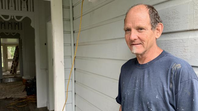 Michael Katz is fixing up a rental property he owns at North Lismore. Picture: Cath Piltz