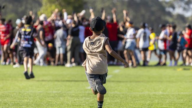 Men's Koori Knockout grand final, Walgett Aboriginal Connection vs Wiradjuri Aboriginal Rivers. Picture: Andrea Francolini