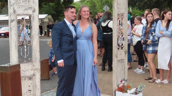 William Carkeet and Kayla Foley at the Hervey Bay State High School formal.