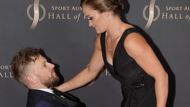 Joint Newcombe medallists Dylan Alcott and Ash Barty have developed a strong bond.