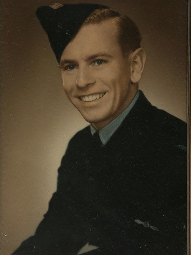 A photo of Charles Harris during his service days. Picture: George Salpigtidis