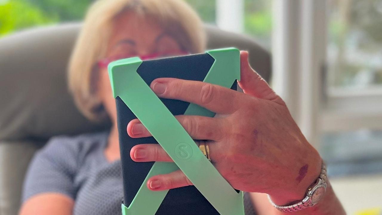 People who suffer from conditions such as arthritis in their hands, have said Strasicles helped them rediscover their love for reading. Picture: Supplied.