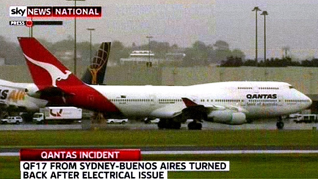 Qantas 747 jumbo bound for Buenos Aires forced back to Sydney