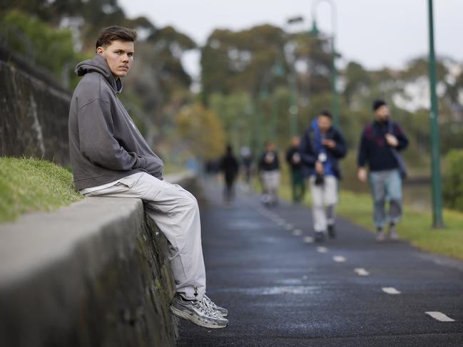 Cooper Hamilton has opened up on the unhappiness he felt playing football. Picture: Michael Klein
