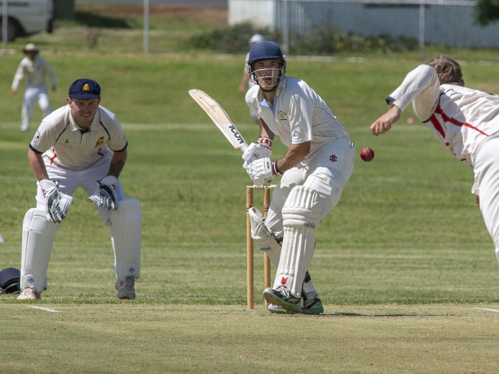 Brian May bats for Wests. A Grade cricket, Metropolitan Easts vs Western Districts. Saturday. 16th Jan 2021