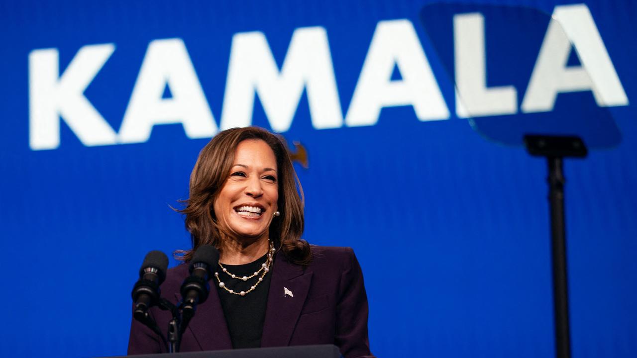 Unlike in Mr Ford’s prediction, Ms Harris will need to win an election to become the president. Picture: Montinique Monroe/Getty Images/AFP