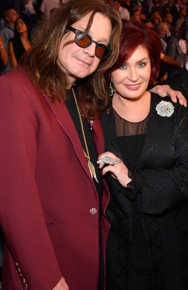 Ozzy Osbourne and Sharon Osbourne have both had health struggles this year. Picture: Bryan Steffy/Getty Images.