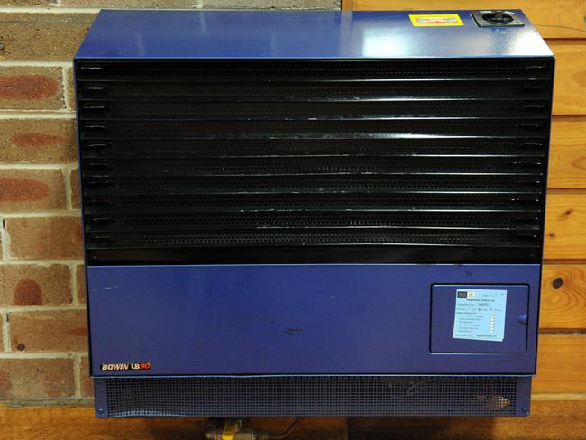 An unflued gas heater. These heaters are still used in the majority of NSW public schools despite promises to remove them.