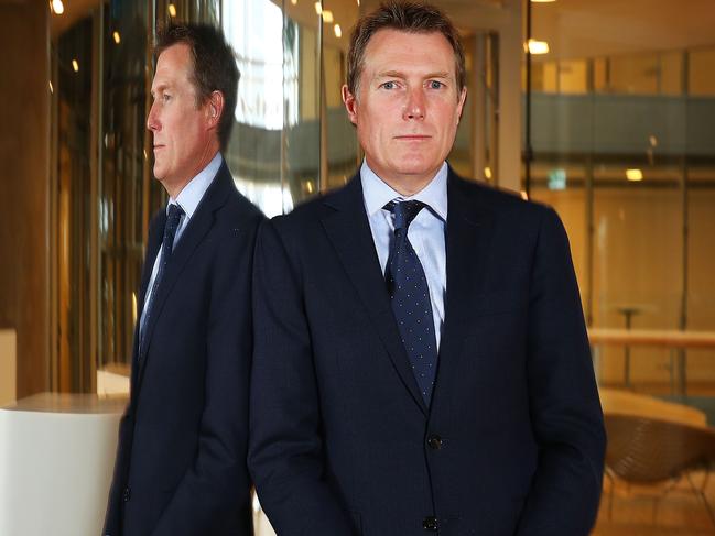 31/1/18: Attorney-General Christian Porter at his Commonwealth Parliamentary Offices in Sydney. John Feder/The Australian.