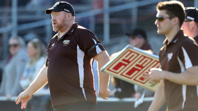 Craigieburn coach Lance Whitnall on the sidelines.