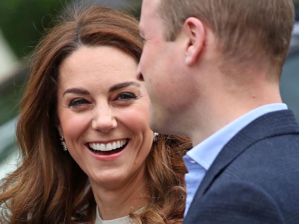 Kate looked in high spirits as she and Prince William launched the Kings Cup Regatta at Greenwich, in London. Picture: Chris Jackson/Getty Images