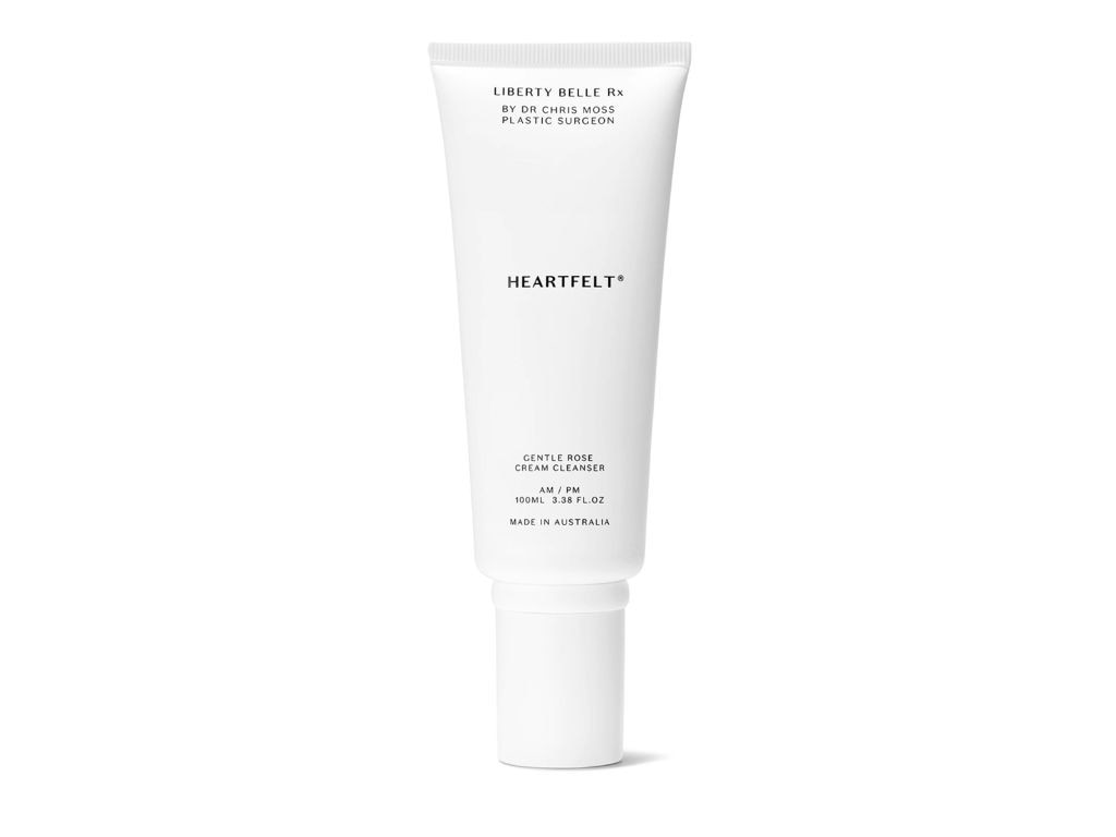 For her cleanser, Steph is a loyal fan of the Libery Belle Heartfelt. Picture: Adore Beauty