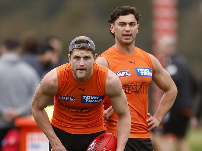 Jacob Hopper and Tim Taranto crossed from GWS to Richmond on good coin.