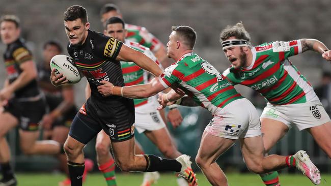 Nathan Cleary is going to have to be watched very closely by the Souths defence.