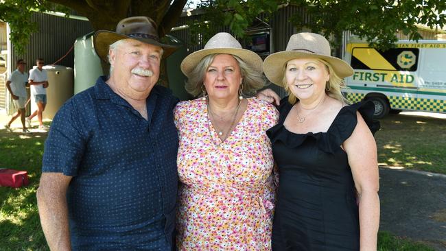 Woolamai Cup 2024. Celebrating 40th wedding Anniversary: Bryan Duggan, Vikki Duggan and Clare Elverd. Picture: David Smith