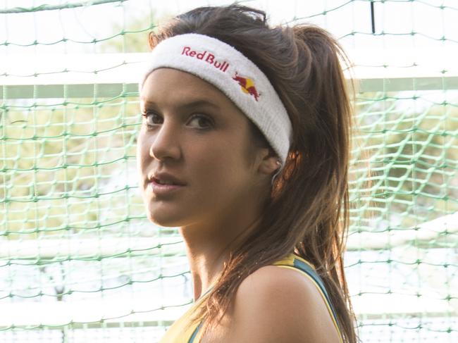 Australian hockey star Anna Flanagan. Pictures: Courtesy Red Bull