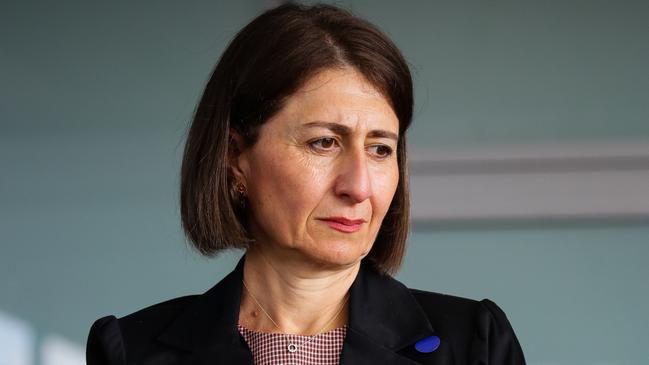 Premier Gladys Berejiklian says she hopes the current discussion of sexual assault in politics will lead to change. Picture: NCA NewsWire / Gaye Gerard