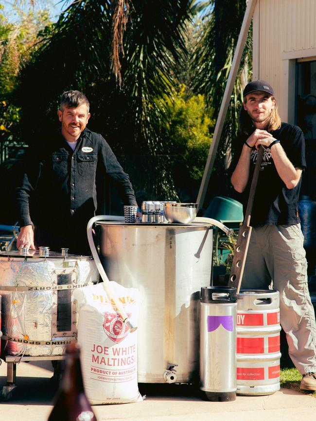 Oscar Wardleworth and Simon Rofe from Yeo Haus in Port Elliot.