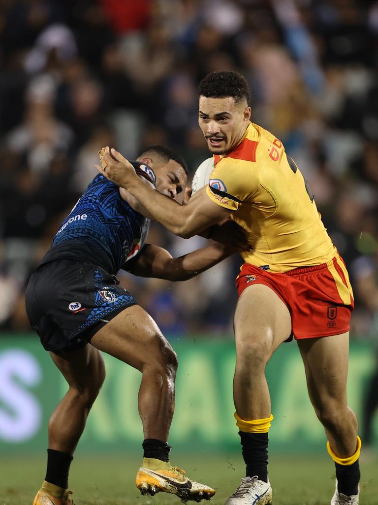 Robert Derby made his international debut for Papua New Guinea last season. (Photo by Mark Kolbe/Getty Images)