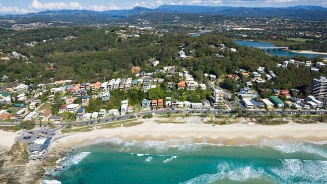 Aerial view of Currumbin