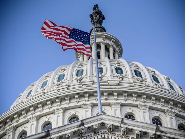 The US Capitol building is seen on a cold and sunny winter day as Congress is in session in Washington on December 29, 2020. - US President Donald Trump lashed out at the Republican leadership in Congress on Tuesday as he faces a humiliating first veto override in the final days of his term over his rejection of a defense bill. Including the defense bill, Trump has vetoed nine bills during his four years in the White House. Congress has not previously mustered the votes needed to override any of his vetoes. (Photo by Eric BARADAT / AFP)