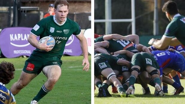 Young rugby player Dan O'Brien.