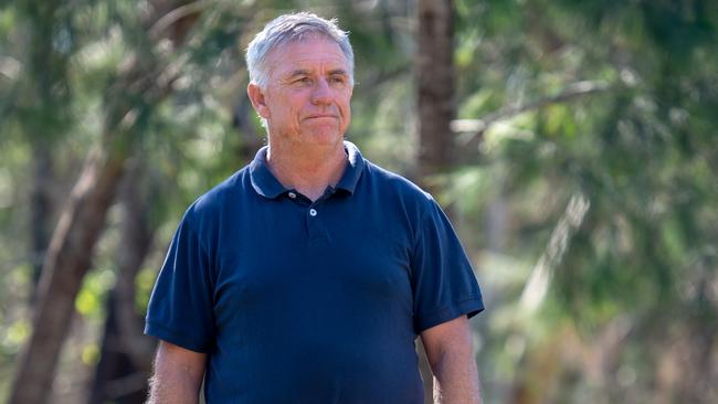 Rick Allison is a resident at Larapinta Pl who objects the place of worship development. Picture: Monique Harmer