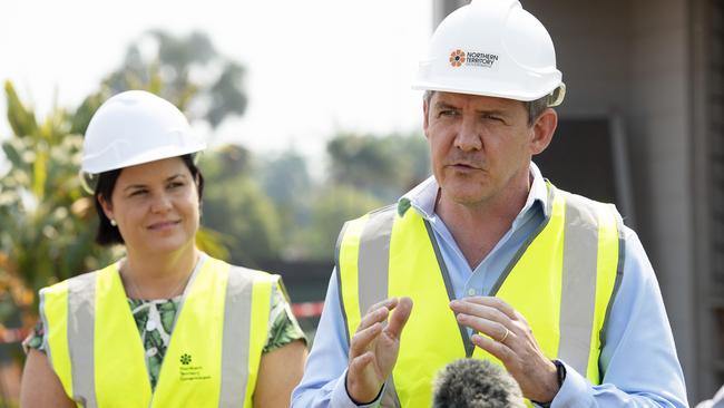 Chief Minister Michael Gunner has released the government’s findings regarding the Darwin Turf Club’s awarding a construction contract to Jaytex Constructions. Picture: KERI MEGELUS