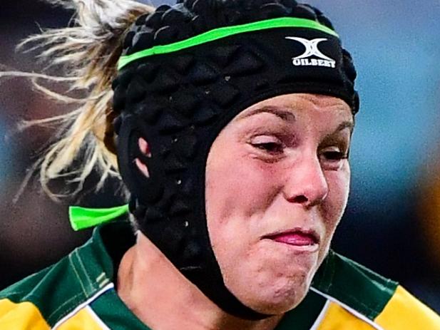 Wallaroos flanker Emily Chancellor during the Test against the Black Ferns at ANZ Stadium, August 2018. Pic: Stu Walmsley/Rugby Australia